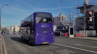 E400Ev 38600 FB74 ZEB leaving Arundel Gate on a 51 to lodge moor [upl. by Pitchford]