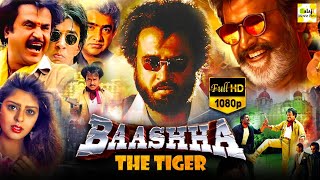 South Indian Movies Dubbed In Hindi Full Movie  Baashha  Hindi Dubbed Movies  Rajinikanth amp Nagma [upl. by Drol504]