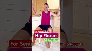 Improve your hip flexor muscle with this exercise seniorfitness [upl. by Knighton]