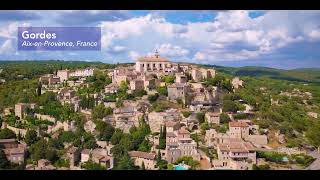 Flying over Gordes France [upl. by Doherty842]