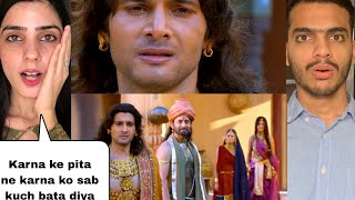 Mahabharat  ep 196 part 1  Kunti asks Karna for a favour  Pakistani Reaction [upl. by Acinoev]