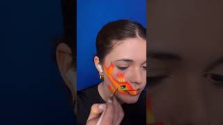 Fish face paint tutorial 🐠 [upl. by Noremmac]