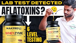 NAKPRO WHEYZYME LAB TEST REPORT  fitness review gym health [upl. by Ailehs]