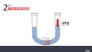 화학2 I22 묽은 용액의 총괄성 3차시 삼투압 [upl. by Ahseenyt536]