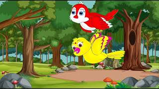 tontoni chidya wali khani  Hindi Story Cartoon Kids cartoon [upl. by Alusru]