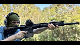 Firing Custom ar15 Testing my Eotech🔴 [upl. by Nahtaj]