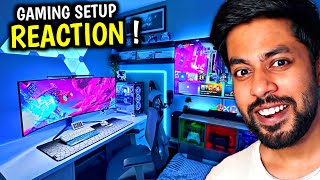 I REACTED TO MY SUBSCRIBERS GAMING SETUP   Gaming setup  Mr IG 3 [upl. by Eikcid]