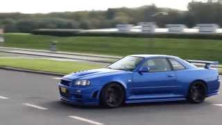 630WHP R34 Skyline GTR Accelerations  Massive Turbo Sound [upl. by Atilrac]