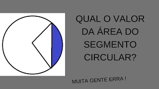 Exercício Sobre Segmento Circular [upl. by Celia655]