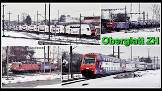 Viel regen und Zugsichtungen bei Oberglatt ZH [upl. by Nylirak280]