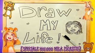 DRAW MY LIFE SPECIALE 100000 ISCRITTIDisegno la mia vita  Iolanda Sweets [upl. by Gustin316]