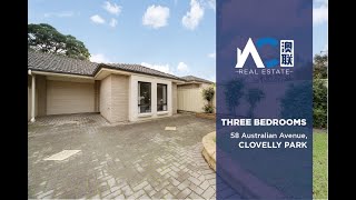 58 Australian Ave Clovelly Park SA [upl. by Nnomae]