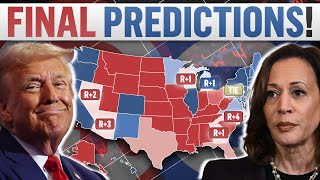 HARRIS vs TRUMP  2024 Election Map Prediction 1 WEEK AWAY [upl. by Ecinue51]