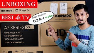 Hisense Tornado 20 50 Inch 4k Smart TV Unboxing And Review [upl. by Albertina894]