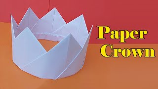 KAĞITTAN TAÇ YAPIMI 👑   How to Make Paper Crown [upl. by Ahsinac]