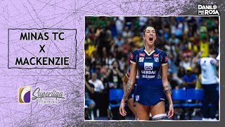 Minas x Mackenzie  Melhores Momentos  Superliga Feminina 2425 [upl. by Yadsnil]