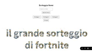 il sorteggio dei 500 iscritti [upl. by Neerbas181]