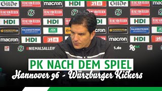 PK nach dem Spiel  Hannover 96  Würzburger Kickers [upl. by Nevaeh712]