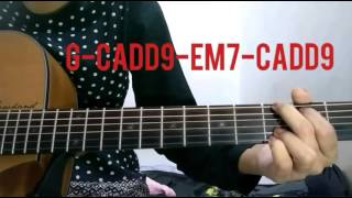 Stay a little longerGuitar Tutorial Half gf [upl. by Bunder]