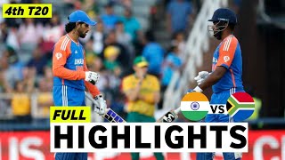 India vs South Africa 4th T20 2024 Highlights  IND vs SA 2024  IND vs SA 4th T20 Highlights 2024 [upl. by Nirda808]