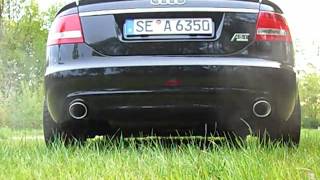 Audi A6 42 FSI 350 PS mit Magnaflow Endrohre  Brachialer Sound [upl. by Ariana]