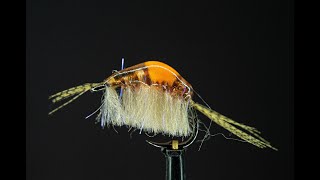 Fly Tying Saltwater Gammarus Scud Steamer for Seatrout Bass and Trout [upl. by Caria]