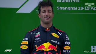 2018 Chinese Grand Prix Podium Celebration F1 [upl. by Gaylene528]