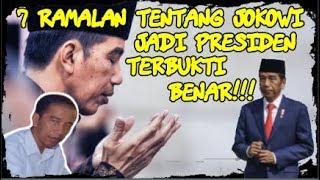 Inilah 7 Ramalan Tentang Jokowi dan Terbukti Benar Di Pilpres [upl. by Andrel305]