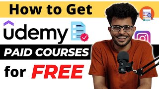 How to Get Paid Udemy Courses for Free with Certificate 🔥 😱 🤑 [upl. by Meijer]