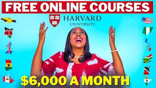 10 FREE Online Courses From Harvard University That Can Pay You US6000 A Month With A Side Hustle [upl. by Aldredge683]