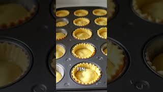 Quick and Easy Egg Tarts Recipe eggtarts baking quickrecipes [upl. by Marvella]