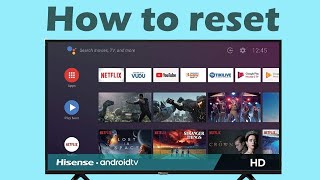 How to reset Hisense Smart TV UK to factory settings [upl. by Skipper]