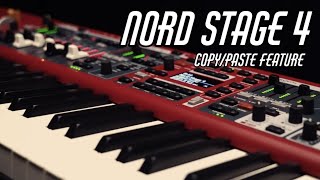 Nord Stage 4 Copy and Paste Feauture Tutorial [upl. by Eisserc]