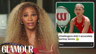 Serena Williams Debunks Every Tennis Myth  Glamour [upl. by Marras]