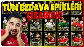 TÜM BEDAVA EPİKLERİ ÇIKARDIK 15 EPİKLİ PAKETTEN TOP AÇILIMI eFootball Mobile 2025 [upl. by Ayaladnot]