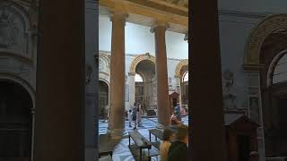 Inside Basilica of Santa Maria in Trastevere Rome Italy [upl. by Ellehcsar]