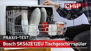 Bosch SKS62E12EU Tischgeschirrspüler  Review deutsch  CHIP [upl. by Eidua]