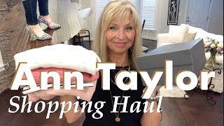 ANN TAYLOR Shopping Haul  Try On  Shoesquotyes pleasequot [upl. by Ailuj467]