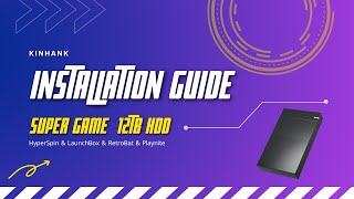 Installation Guide for the KinHanK 5 IN 1 Super Game 12TB HDD [upl. by Darleen]