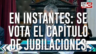 Ley Bases se aprobaron los capítulos de incentivo cambiarios y jubilaciones [upl. by Llevra547]