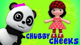 Mollige Wangen  Kinderlieder  Deutsch Kinderlieder  Chubby Cheeks  Baby Bao Panda Deutschland [upl. by Thorr]