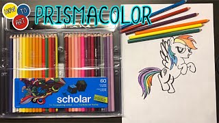 Unboxing PRISMACOLOR Scholar Pencil Colors Review [upl. by Rentschler65]