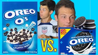 Americas BEST Cereal Oreos vs Oreo Os Cereal Taste Test [upl. by Matuag]