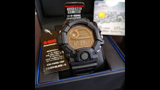 Casio GShock Rangeman GW9400J1BJF Unboxing [upl. by Justis638]