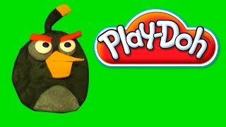 DibusYmas Play Doh How to make Angry Birds with playdough by Unboxingsurpriseegg [upl. by Otsenre]