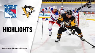 Rangers  Penguins 12421  NHL Highlights [upl. by Anivahs137]