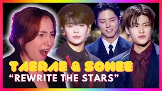 Taerae Zerobaseone amp Sohee Riize ft Park BoGum quotRewrite The Starsquot  Mireia Estefano Reaction [upl. by Pascale]