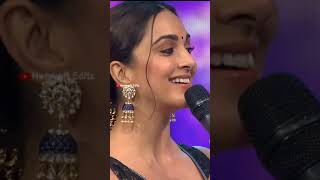 Kiara advani singing in indian idol  Cham cham cham ambra de tare kende ne sajna❤️  HB Editz [upl. by Nahgen]