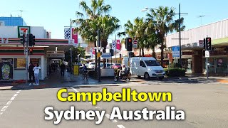 Campbelltown Sydney Australia Winter 2022 Walking Tour [upl. by Thorvald]