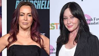 Alyssa Milano Pays Tribute to Charmed Co Star Shannen Doherty After Complicated Relationship [upl. by Ayotnahs]